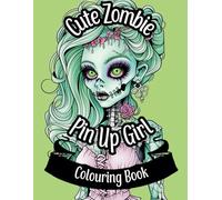 Cute Zombie Pin Up Girls Colouring Book