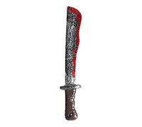 Cuteam Decorative Bloody Axe Decorative Bloody Axe Realistic Looking Eco Friendly Plastic Halloween Bloody Machetes Toys for Home 4