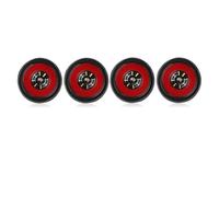 CUTEAS Car Rear Tail Light 4 Inch LED Tail Brake Light Red Yellow Turn Signal Lamp Trailer Stop Reverse For Truck Lorry Tractor 12/24V Car Tail Lights Assembly(4X Rubber White)