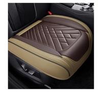 CUTEAS For For Focus MK2 For Edge For Explorer For Ecosport For Escape For Everest For Fiesta Pu Leather Cushion Universal Seat Covers(H Beige Coffee 1 Seat)