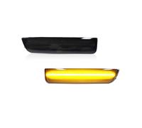 CUTEAS Tail Lights For VW For Passat B5.5 2001-2005 LED Front/Rear Bumper Side Marker Turn Signal Lights Fender Lamps Car Rear Light(Smoked Lens Amber)