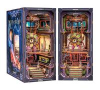 CUTEBEE Book Nook Kit Age 14+, DIY Miniature Dollhouse Booknook Kits for Adults, 3D Puzzles Wooden Bookend Model Building, Bookshelf Insert Decor Gift ((The Eye of God))