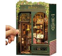 CUTEBEE Book Nook Kit, DIY Miniature House Kits for Adults (Owl Bookstore)