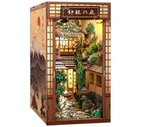 CUTEBEE DIY Book Nook Kit, Japanese Miniature House Kit (Serene Courtyard)
