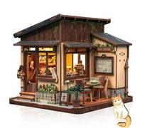 CUTEBEE DIY Book Nook Kit & Miniature House Kit for Adults (Kissa Coffee)