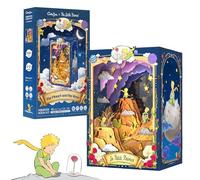 CUTEBEE The Little Prince Book Nook Kit, DIY Miniature House Kit