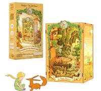 CUTEBEE The Little Prince Book Nook Kit -DIY Miniature House Kits | 3D Wooden Puzzle Model Kits for Adults, Bookshelf Insert Decor, Creative Gifts for Book Lovers (Promise in the Wheat Field)