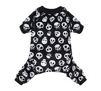 CuteBone Dog Halloween Pajamas Puppy Onesies Small Dogs Soft Pjs Coat Cat Apparel Comfy Pet Christmas Clothes Outfit Doggie Bodysuit P11XL