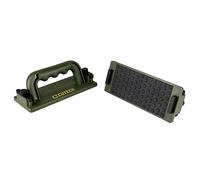 CUTECH 80700 Push Blocks - Push Blocks Set for Woodworking with Spring-loaded Heels, Patented Adjustable Heel Design, Non-slip TPE Rubber Gripper Bottom, And Ergonomic Handle