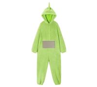 cutecool MdybF Halloween Pyjamas Jumpsuit Costume Onesie Pajamas Unisex Animal One-piece Costume Homewear Sleepwear Party-light Green-s-teletubbies