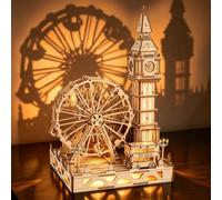Cuteefun 3D Wooden Puzzle Architecture Kit [337 Pcs] - London City Tour