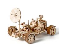 Cuteefun Car Wooden Model kit For Adult Teen, 3D Wooden Puzzle, Make Your Own Woodcraft Kit, Ideal for Birthday Christmas Father's Day (Moon Bike)