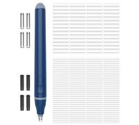 Cuteefun Electric Eraser, Electric Rubber with 220 Eraser Refills, 2 Sizes, Battery Operated, Automatic Pencil Rubber for Drawing, Ideal for Artists, Students, Sketch, Engineers, Blue