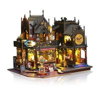 Cuteefun Magic Miniature House Kit, DIY Doll House with LED -Magic Castle