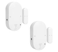 Cuteefun Türalarm, 2 Pack Glasbruch Vibrationssensor, 130dB Laute Tür Sensor, Einstellbare Lautstärke Fensteralarm Einbrecheralarm, Fenster Alarm für das Haus Sicherheit, Geschäft, Wohnung