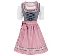 CUTeFiorino Dirndl Blouse Women's Clothing Dirndl Dress Traditional German Beer Festival Costume Witch Costume Gandalf Costume, pink, L