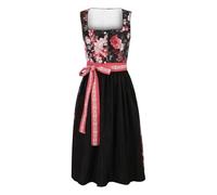 CUTeFiorino Dirndl Blouse Women's Dress Velvet Costume Fashion Dress with Dirndl Apron Costume Dress for Cape Black, Pirate Costume Women, red, L