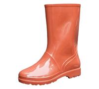 CUTeFiorino Wellington Boots Rain Boots for Women, Garden Boots, Knee High Rain Shoes with Comfortable Insole, Non-Slip High Rain Boots, Women's Shoes, Navy, Hot Pink, 8 UK