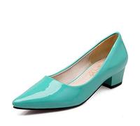 CuteFlats Women Casual Heeled Court Shoes with Pointed Toe