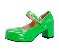 CuteFlats Women High Heel Court Shoes with Platform Heel