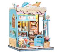 Cutefun Book Nook - Miniature House Kit for Adults - Miniature 3D Puzzle, as a Gift for Female Puzzle Lovers (Bella's Ice Cream)