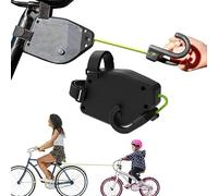 CuteHairy Bike Tow Rope, Easy To Attach Bike Tow Bar, Parent-Child Pull Reflective Traction Strap, Similar To Stabilisers For Kids, 7.2-8.2ft Elastic Tow Rope For Adult Kids Children
