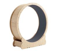 CuteHairy Cat Exercise Wheel 110cm/43.3", Large Running Wheel for Indoor Felines, Quiet Treadmill with Detachable Carpet Runway & Locking Mechanism for Fitness & Weight Loss