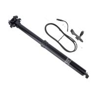 CuteHairy Dropper Seatpost, 30.9mm Bicycle Seatpost, Remoted Control Drop Post with 1x Lever & Cable in Housing, Adjustable Seatpost Tube Internal Cable for Mountain Bike 30.9 x 445mm 150mm travel