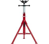 CuteHairy Pipe Stand Adjustable Height 71-132cm, 2500 LB Heavy Duty Pipe Jack Stand with v-Head, Folding Portable Steel Tripod Stand for 1-30cm Pipes, Welding & Pipe Support