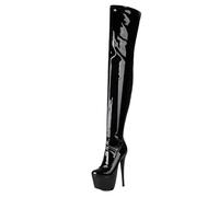 CUTEHEELS Women's Extreme High Heel Thigh Boots | 16.5cm Heel & 6.5cm Platform | 70cm Extended Calf Shaft | Multi-Color Options Available