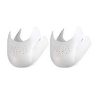 CuteHome 2 Pairs Shoe Toebox Protector Against Shoe Creases, Shoe Shields, Women's UK Size 3-6.5(White-white)