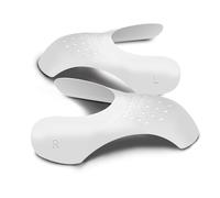 CuteHome Women's Shoe Shields Sneaker Toebox Protectors Against Creases, White, Women's 3-6.5