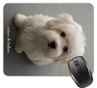 Cuten White Coton de Tulear Mousepad Mouse Pad Computer Accessories Mouse Mat 11.8" x 9.8"