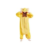CuteOn Adult Animal Onesies Sleepwear Christmas Costume Onesies Pyjamas Women Men Homewear Halloween Nightwear-Axolotl-Yellow-L