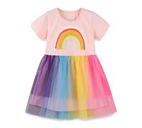 CuteOn Tutu Dress for Girls Rainbow Dress 4T
