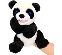 Cuteoy Plush Hand Puppet Stuffed Animal Toy Open Movable Mouth Creative Role Play Storytelling Plushies Gifts for Kids Toddlers Birthday Christmas，Panda