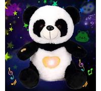 Cuteoy Plush Panda Star Projector Musical Adjustable Singing Night Light Stuffed Animals Glowing Plushies Toy Gifts for Kids Birthday Easter Christmas,12''