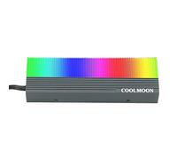 Cuter Conents,Hard Disk Heat Sink Dual Interface Cool 5V 3 Pin M.2 S Heank Cooler for 2280 M.2 S with Thermal Pad