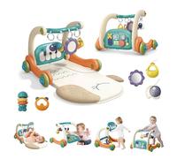 Cuterabit 3 in 1 Activity Gym for Babies, Play Mat Mouth Down, Walker, Piano with Music and Light, Sensory Toys for Babies, Babies, Children, Girls and Children