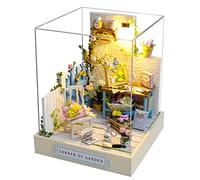 CUTEROOM DIY Miniature Doll House Kits, 3D Wooden Dollhouse-Garden