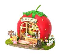 CUTEROOM DIY Miniature House Kits for Adults, Berry Shop