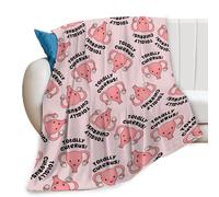 Cuterus Uterus Cervix Throw Blanket OBGYN Hysterectomy Pink Print Blankets Gifts Couch Sofa Bed Stuff Decor Soft Cozy Lightweight Fleece Plush Flannel Bedding for Lover Women Girls Adults 40"x50"