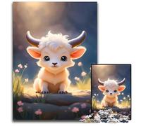 Cutest Baby Mouflon 1000 Pieces Puzzle Gifts Puzzles for Adults for Teenagers Family Game Night BrainChallenging Gift Idea 1000 PCS(38x26cm)