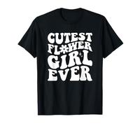 Cutest Flower Girl Ever For Girls Kids Flower Lovers T-Shirt
