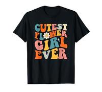 Cutest Flower Girl Ever For Girls Kids Flower Lovers T-Shirt