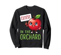Cutest In The Orchard Apple Picker Love Apple Picking Kids Sweatshirt