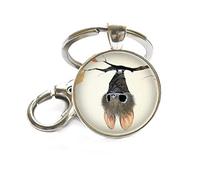 Cutest little bat ever Logo Key Ring Keychain Bronze Vintage Keychain Women Jewelry Inspiring Word GiftsAE0092