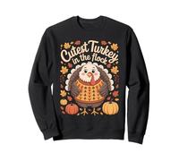 Cutest Turkey In The Flock Thanksgiving Fun Sweatshirt