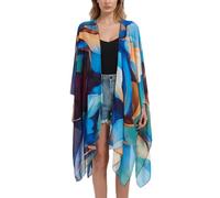 CuteSwan Women's Floral Print Chiffon Kimono Cardigan Loose Cover Up Casual Long Boho Sheer Cardigans
