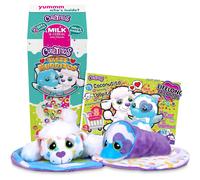 Basic Fun Cutetitos 39268 Budditos Food Pairings Series, Cereal and Milk Edition, Two 7 Inch Cuddly Toys, Best Friend Teddy, Soft Toys for Girls and Boys Suitable for Children Aged 3 +